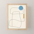 minimal geometric art Mini Art Print Gallery Image 1