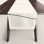 minimal geometric art Table Runner Gallery Image 1