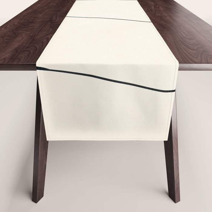 minimal geometric art Table Runner Gallery Image 1