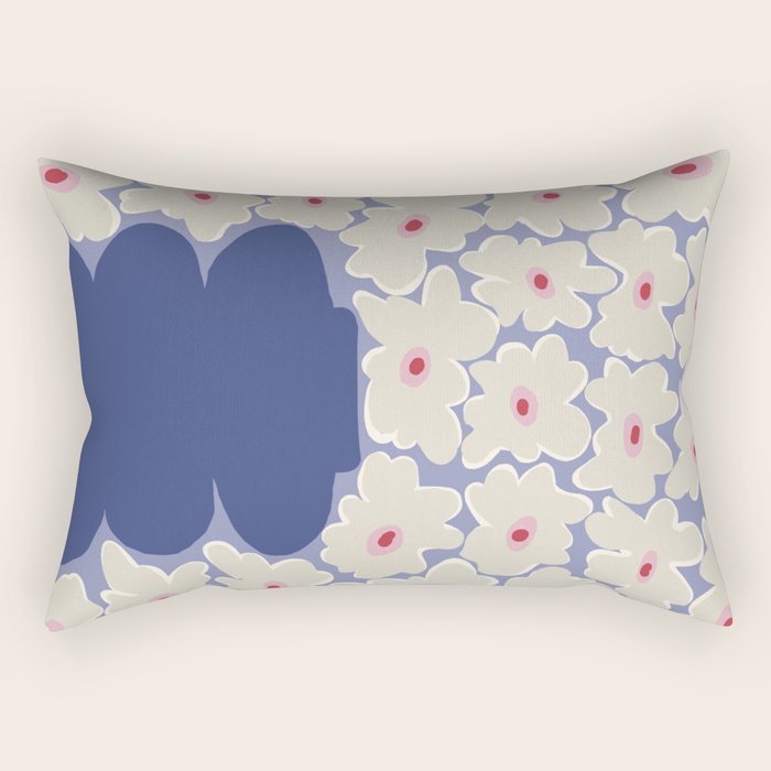 Little Daisy Vase Rectangular Pillow Gallery Image 1