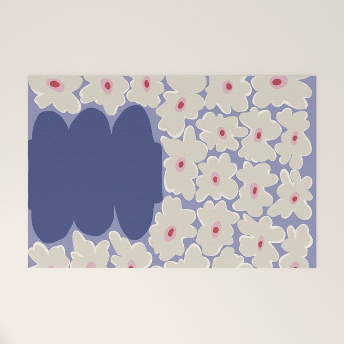 Little Daisy Vase Welcome Mat Gallery Image 1