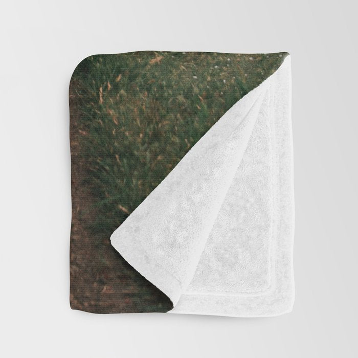 Moody Forest Path Throw Blanket Gallery Image 3