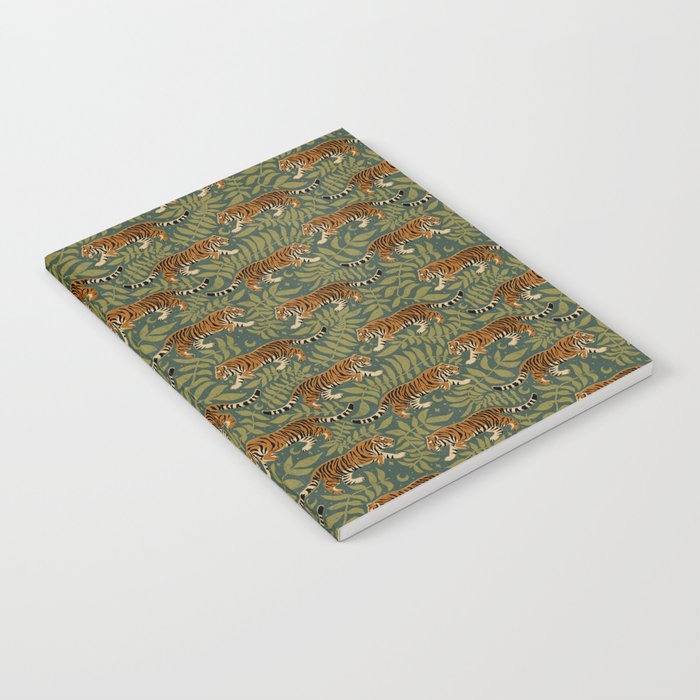 Tigers - forest and fern Notebook Gallery Image 2
