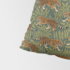 Tigers - forest and fern Pillow Sham Gallery Image 4