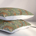 Tigers - forest and fern Pillow Sham Gallery Image 3