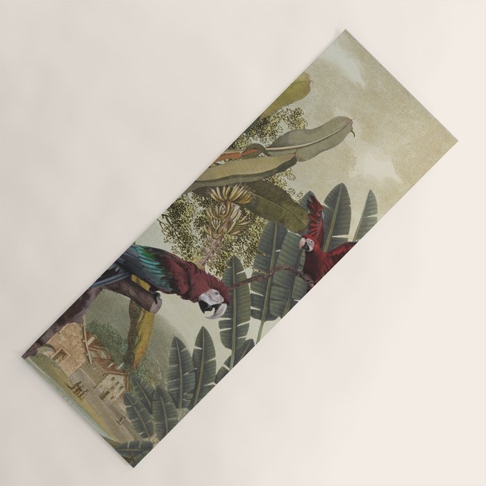 Parrot Garden Yoga Mat Gallery Image 1
