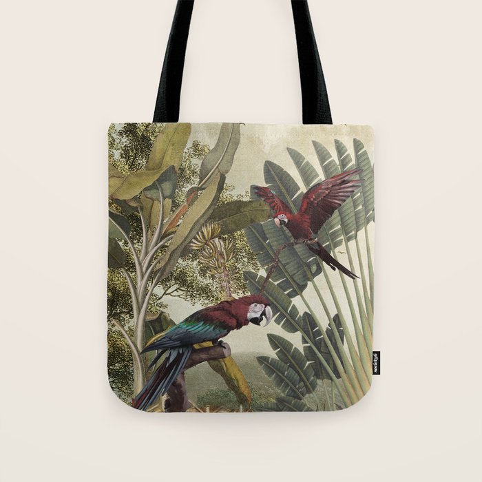 Parrot Garden Tote Bag Gallery Image 1