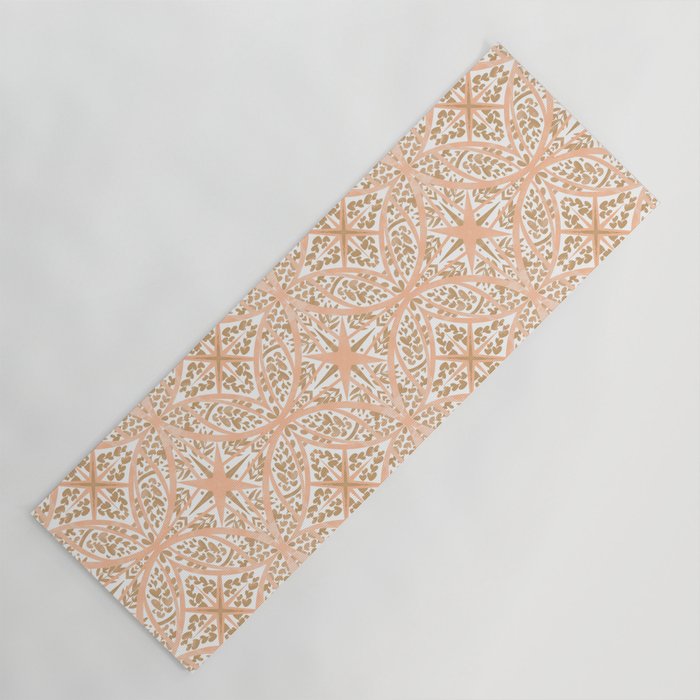 Tile wild leaves starry PF2 Yoga Mat Gallery Image 1