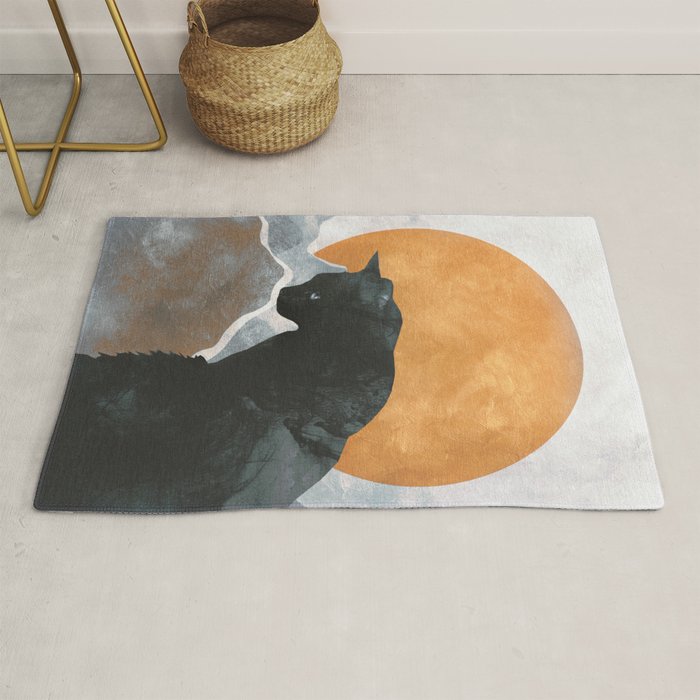 Black Cat Rug Gallery Image 1
