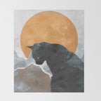 Black Cat Throw Blanket Gallery Image 2