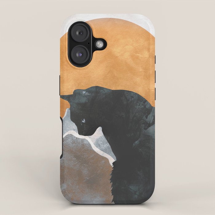 Black Cat iPhone Case Gallery Image 1