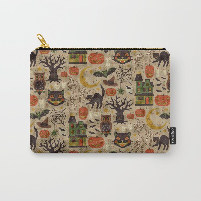 Vintage Halloween Carry All Pouch Gallery Image 1