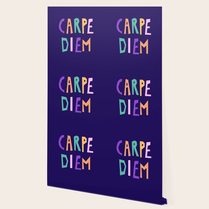 Carpe Diem lettering Wallpaper Gallery Image 2