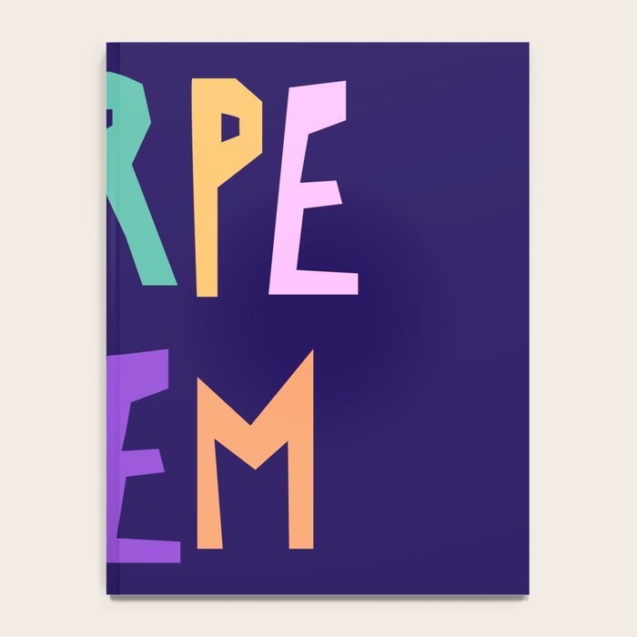 Carpe Diem lettering Notebook Gallery Image 4