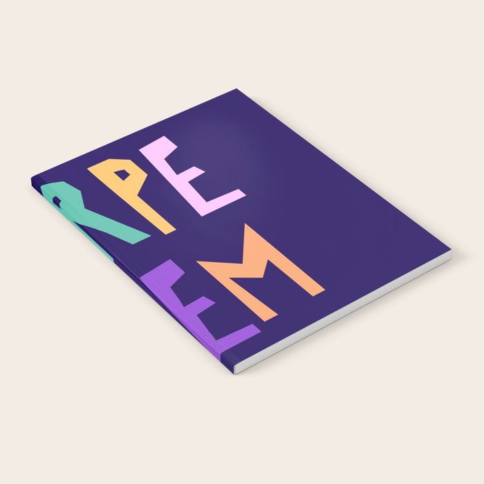 Carpe Diem lettering Notebook Gallery Image 1