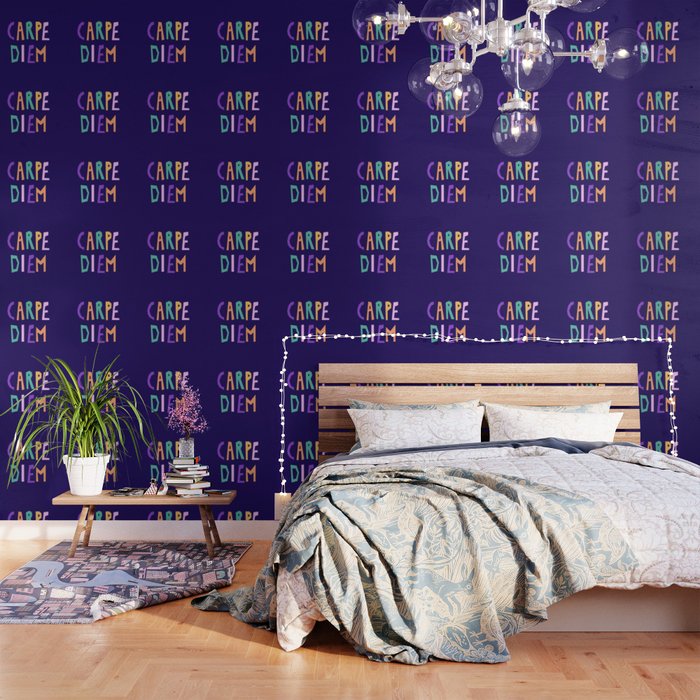 Carpe Diem lettering Wallpaper Gallery Image 3