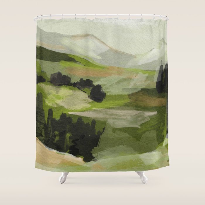 Landscape Shower Curtain Gallery Image 1