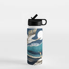 Midnight Cranes Water Bottle Gallery Image 1