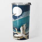 Midnight Cranes Travel Mug Gallery Image 2