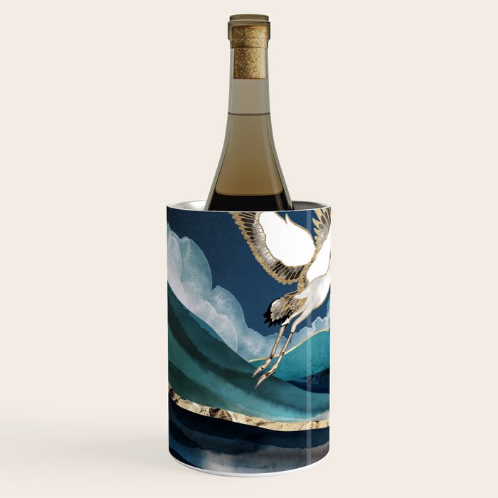Midnight Cranes Wine Chiller Gallery Image 2