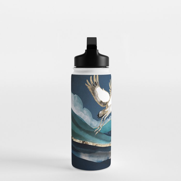 Midnight Cranes Water Bottle Gallery Image 3