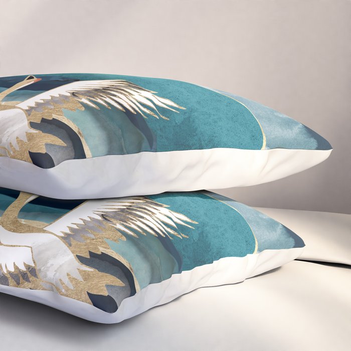 Midnight Cranes Pillow Sham Gallery Image 3