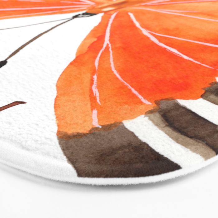 Butterfly - Mesene margaretta Bath Mat Gallery Image 3