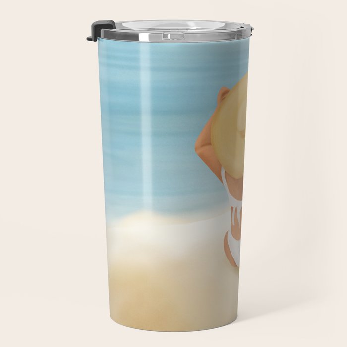Beach Morning Travel Mug Gallery Image 3