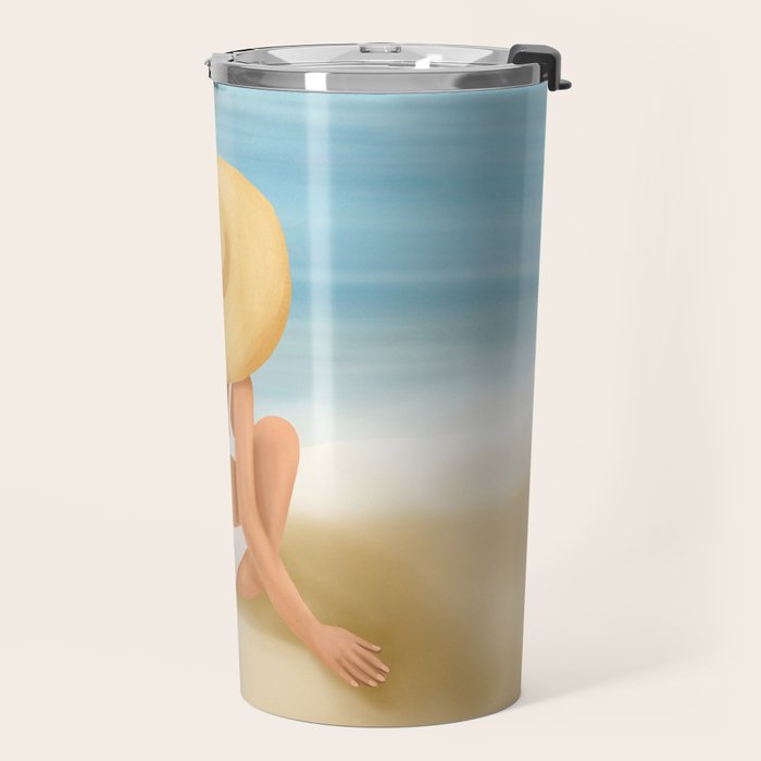 Beach Morning Travel Mug Gallery Image 2