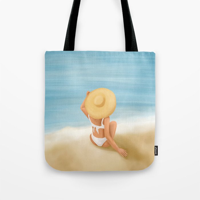 Beach Morning Tote Bag Gallery Image 1
