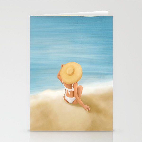 Beach Morning Stationery Card Gallery Image 1
