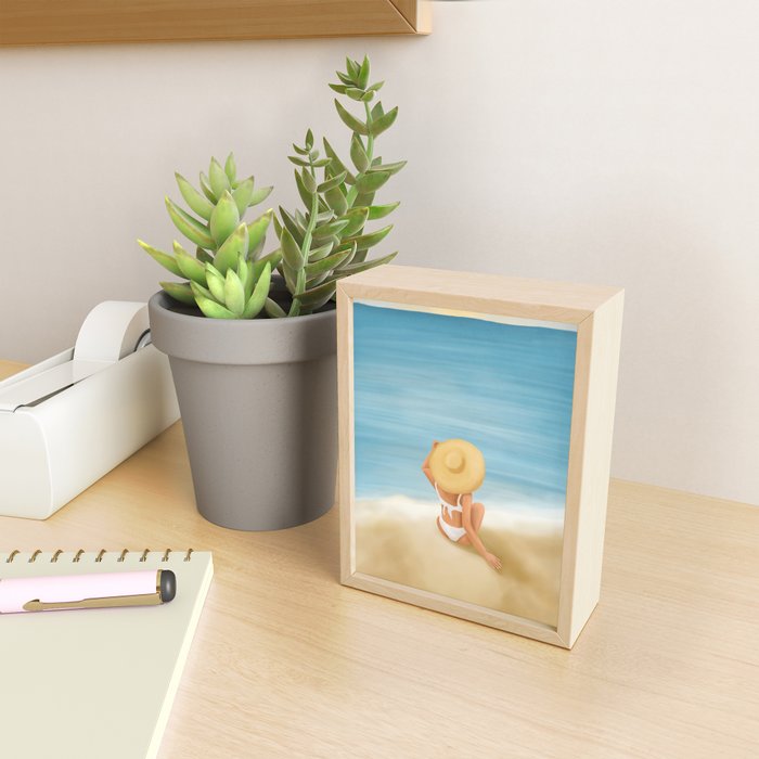 Beach Morning Mini Art Print Gallery Image 2