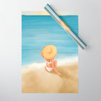 Beach Morning Wrapping Paper Gallery Image 1
