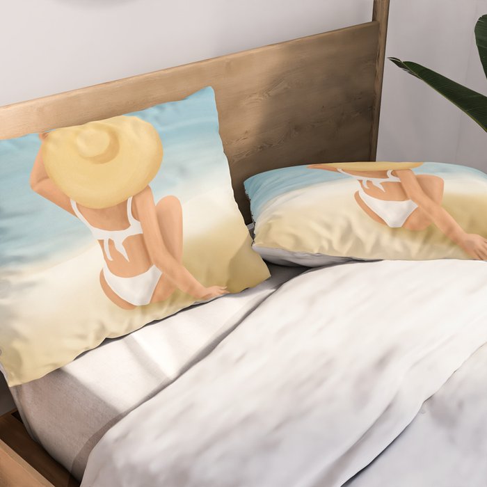 Beach Morning Pillow Sham Gallery Image 2