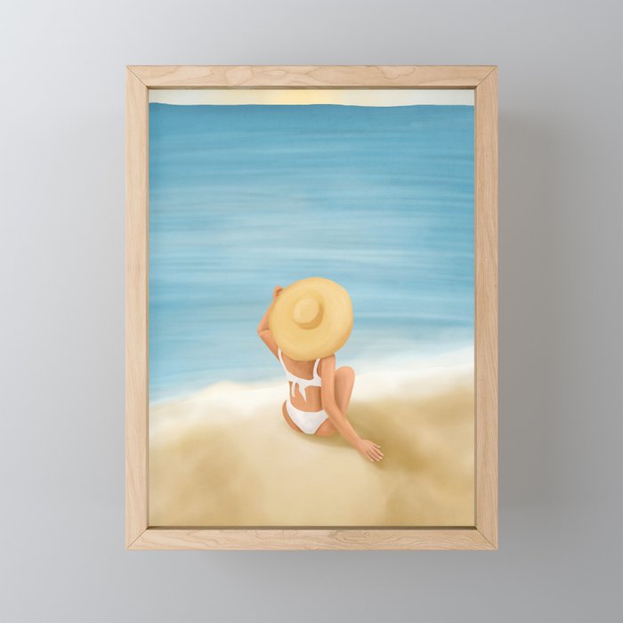 Beach Morning Mini Art Print Gallery Image 1