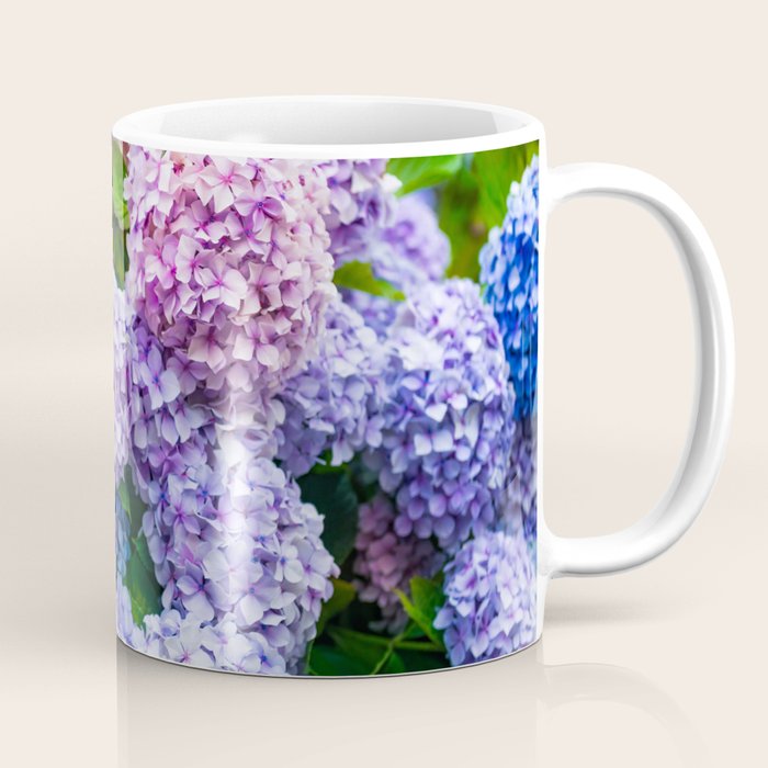 Purple Hydrangeas Blooming Coffee Mug Gallery Image 1