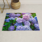 Purple Hydrangeas Blooming Rug Gallery Image 1