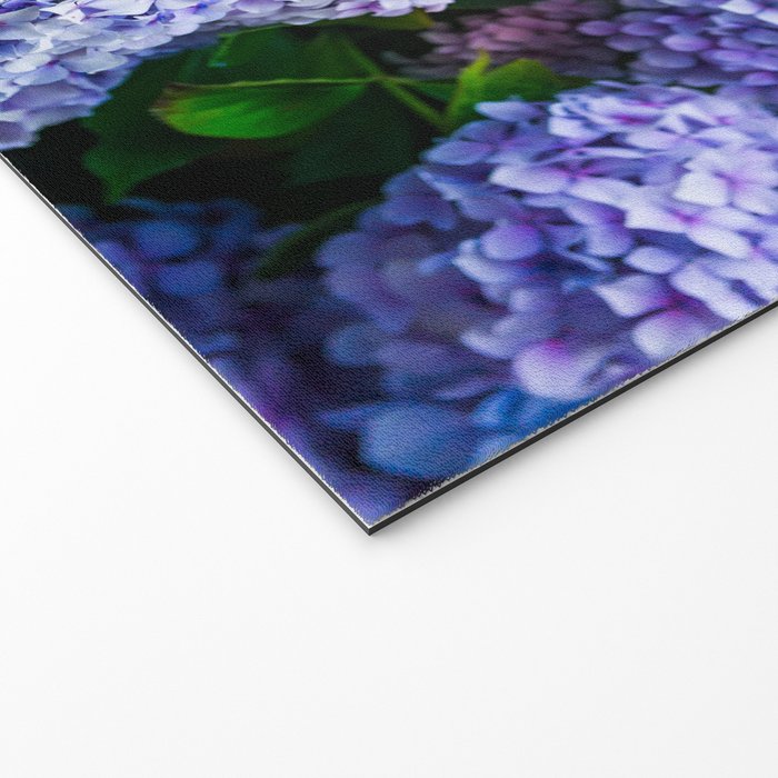 Purple Hydrangeas Blooming Welcome Mat Gallery Image 2