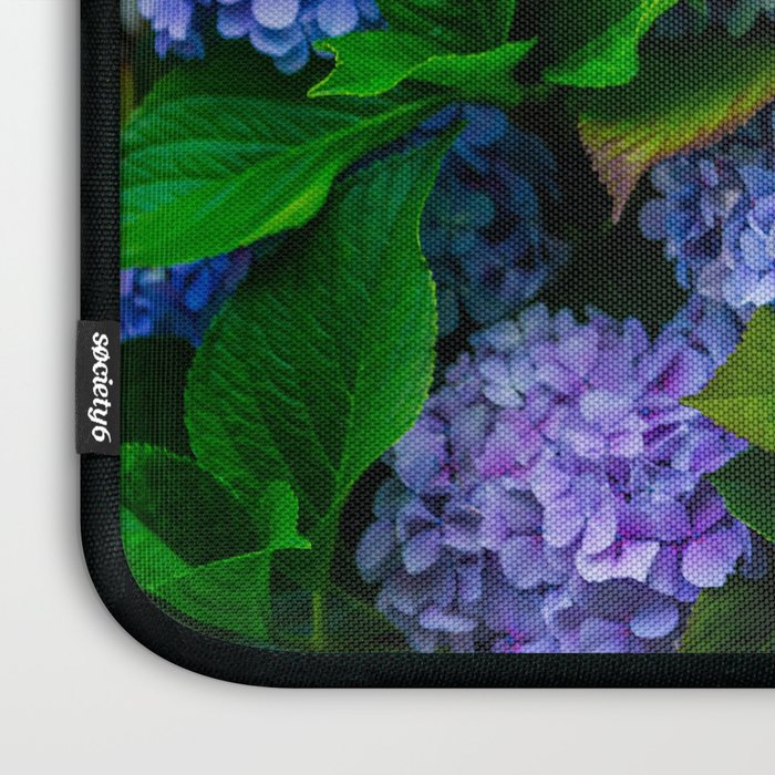 Purple Hydrangeas Blooming Laptop Sleeve Gallery Image 3