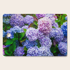 Purple Hydrangeas Blooming Cutting Board Gallery Image 1