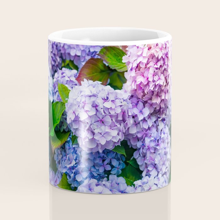 Purple Hydrangeas Blooming Coffee Mug Gallery Image 4