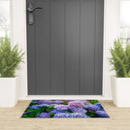 Purple Hydrangeas Blooming Welcome Mat Gallery Image 3