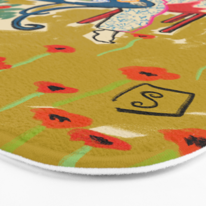 POPPY SEASON Bath Mat Gallery Image 3
