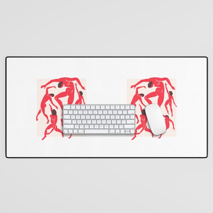 The Dance 3 | Henri Matisse - La Danse | Scarlet Red Edition Desk Mat Gallery Image 1