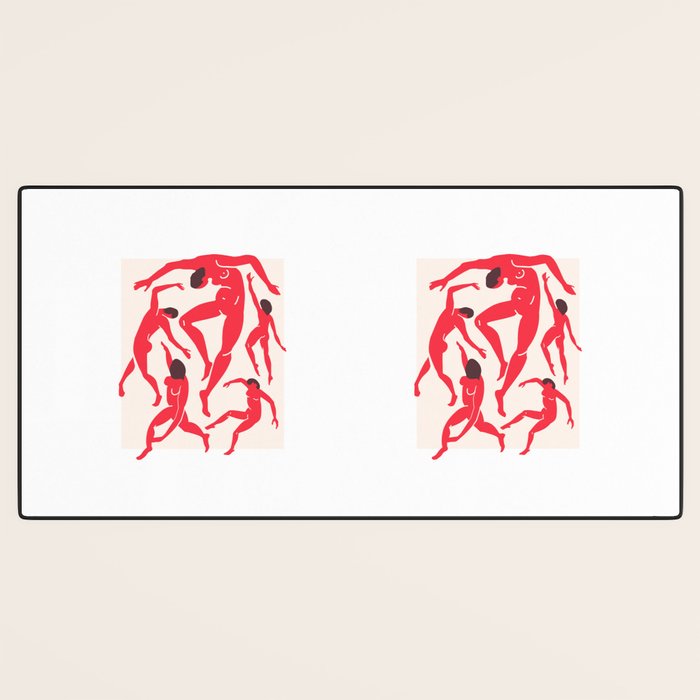 The Dance 3 | Henri Matisse - La Danse | Scarlet Red Edition Desk Mat Gallery Image 3