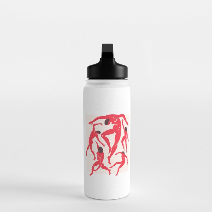 The Dance 3 | Henri Matisse - La Danse | Scarlet Red Edition Water Bottle Gallery Image 3