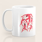 The Dance 3 | Henri Matisse - La Danse | Scarlet Red Edition Coffee Mug Gallery Image 3