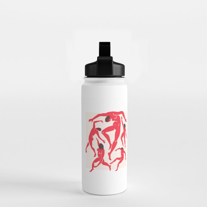 The Dance 3 | Henri Matisse - La Danse | Scarlet Red Edition Water Bottle Gallery Image 2