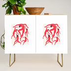 The Dance 3 | Henri Matisse - La Danse | Scarlet Red Edition Credenza Gallery Image 1