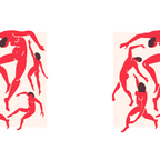 The Dance 3 | Henri Matisse - La Danse | Scarlet Red Edition Coffee Mug Gallery Image 2